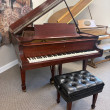1918 Steinway Model M baby grand piano and artist bench - Grand Pianos